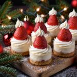 Santa Hat Cheesecake Bites – The Cutest No-Bake Christmas Dessert Everyone Loves