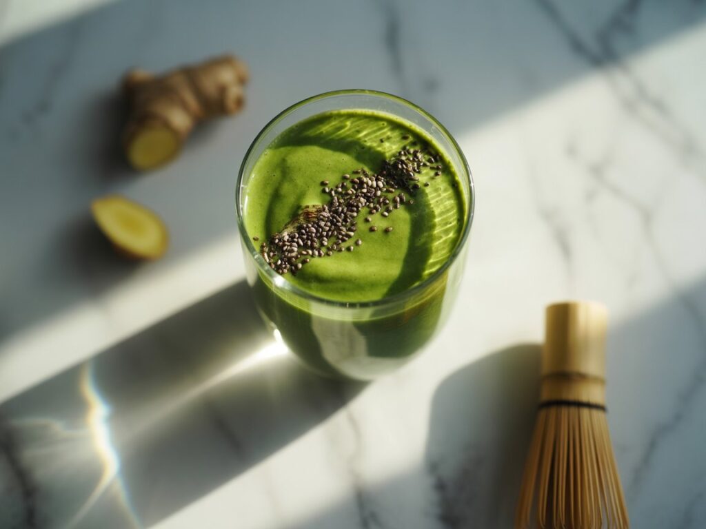 matcha detox smoothie.