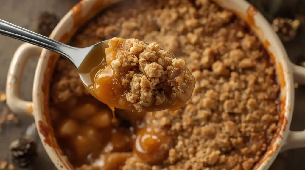 Caramel Apple Crumble