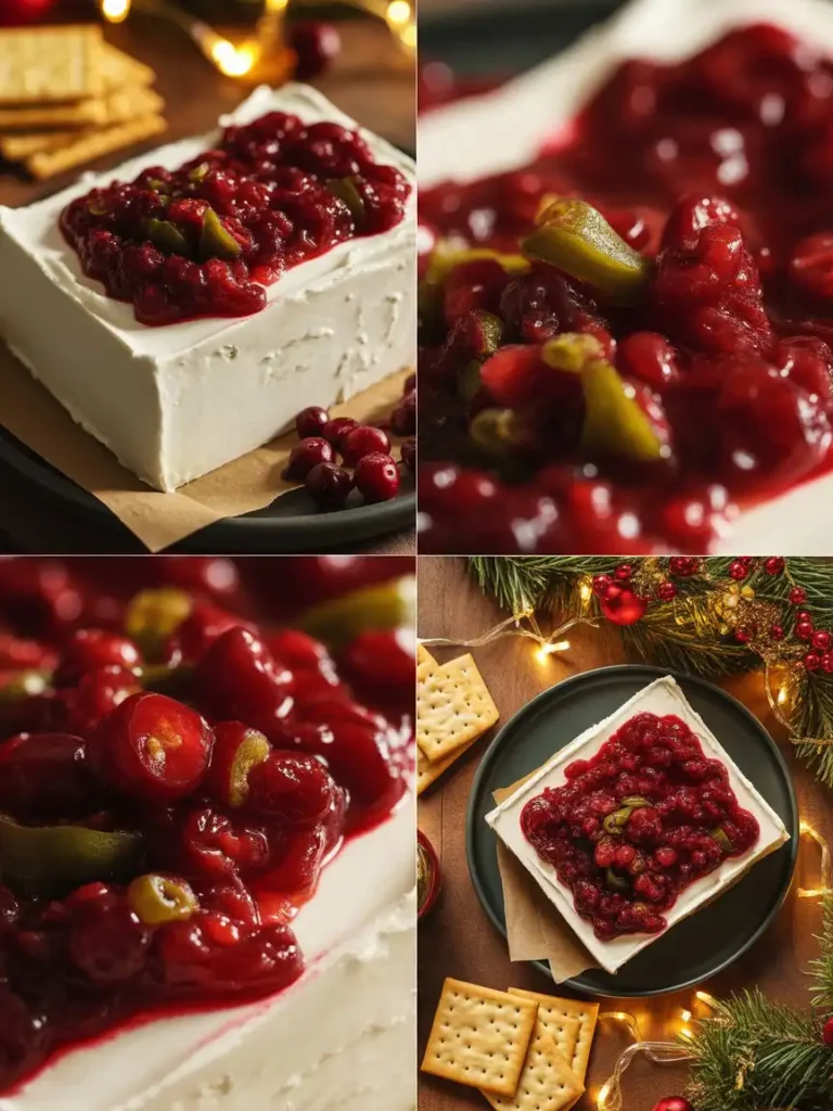 Cranberry Jalapeño Cream Cheese Dip