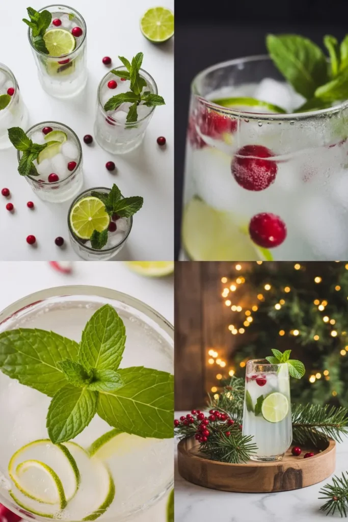White Christmas Mojitos