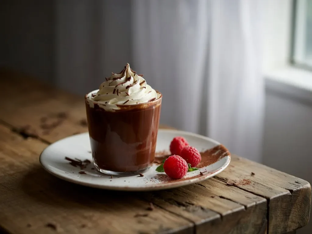 Hot Chocolate Mousse Cups