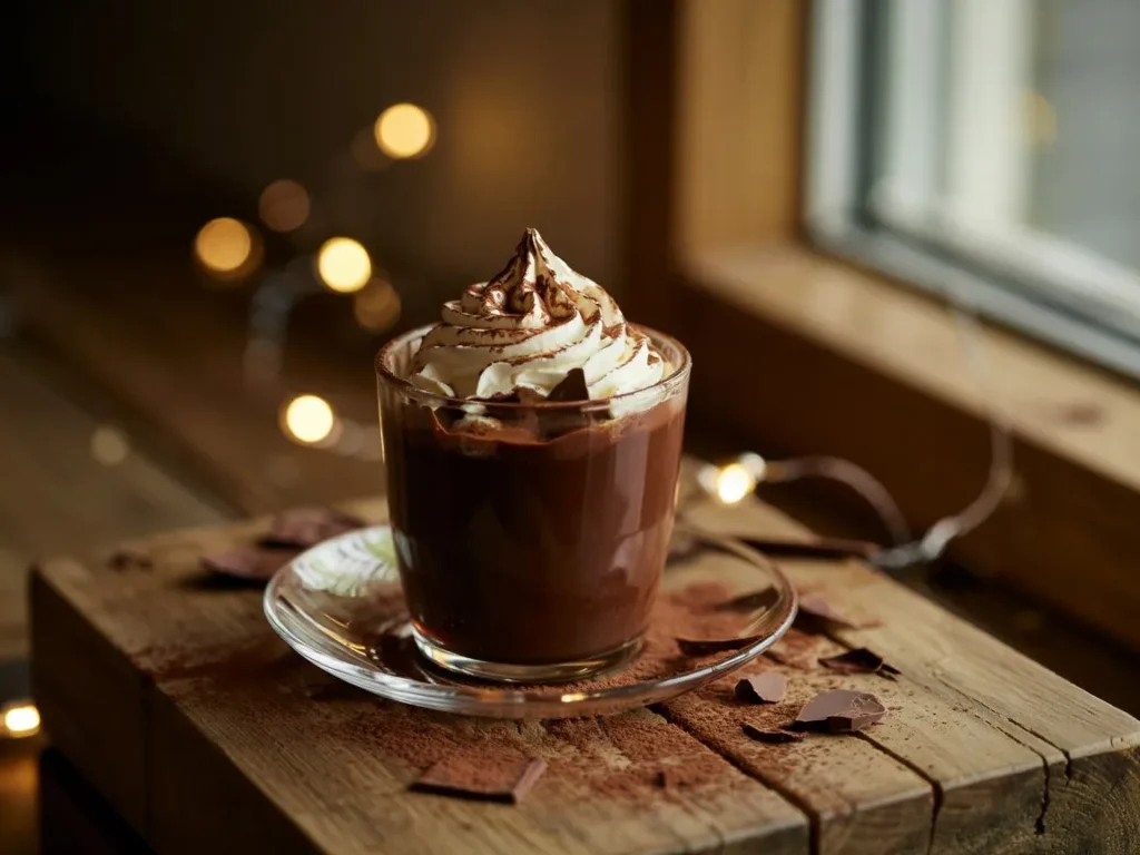 Hot Chocolate Mousse Cups