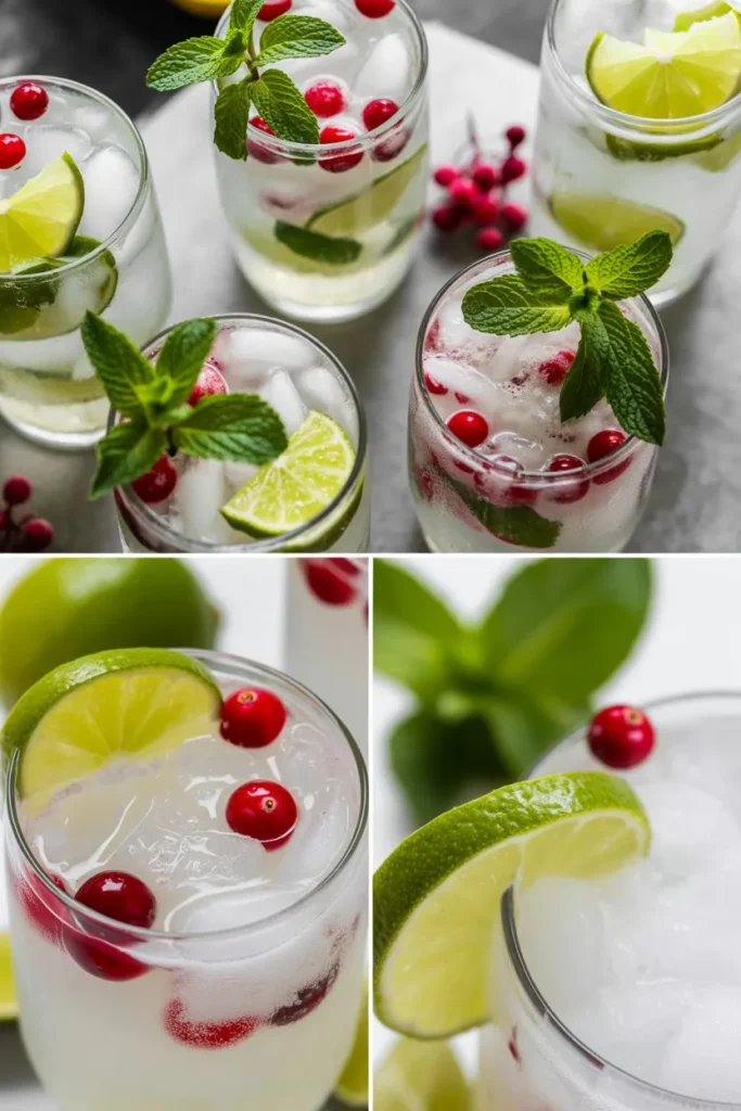 White Christmas Mojitos