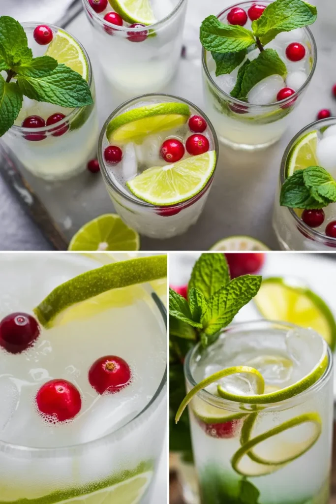 White Christmas Mojitos