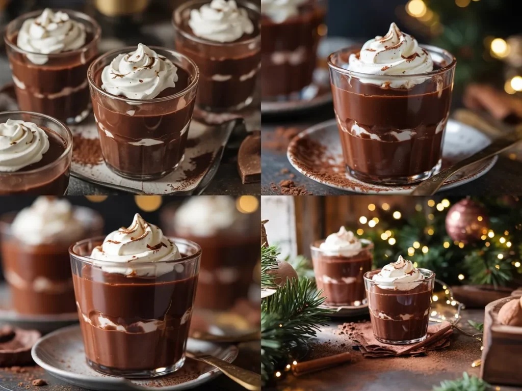 Hot Chocolate Mousse Cups