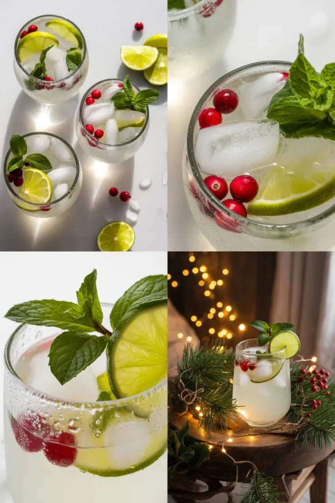 White Christmas Mojitos