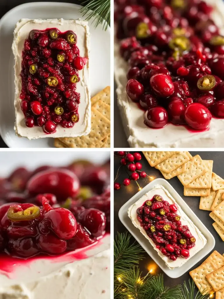 Cranberry Jalapeño Cream Cheese Dip