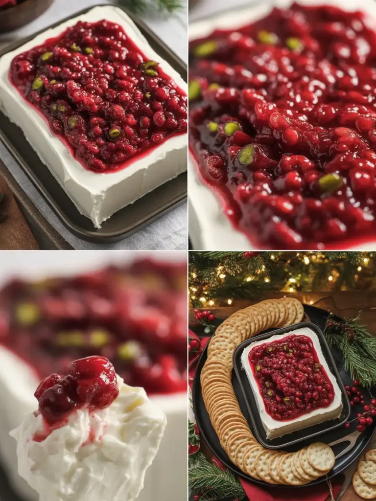 Cranberry Jalapeño Cream Cheese Dip